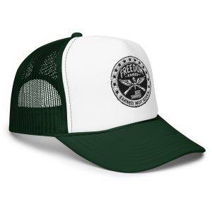 Dark Green & White Trucker Cap
