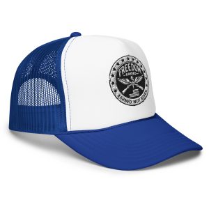Royal Blue & White Trucker Cap
